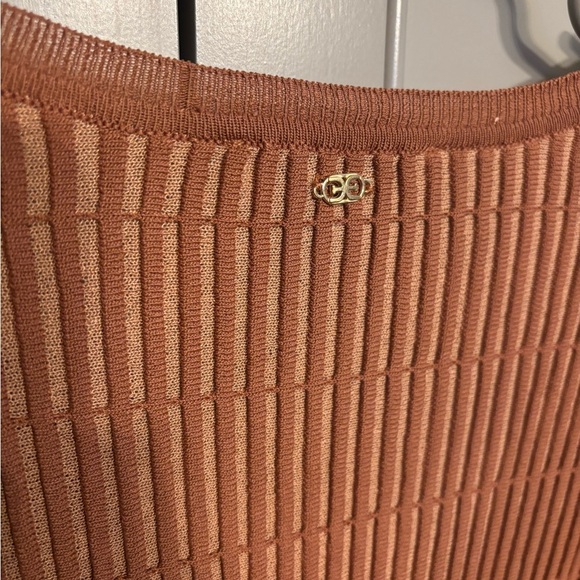 Sam Edelman Gia Crewneck Peplum Knit Top LG NWOT - Picture 6 of 7